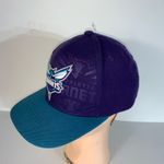 Mitchell & Ness  Charlotte Hornets 2 Tone Team Logo Snapback Hat OS Photo 1