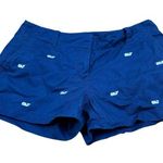 Vineyard Vines Embroidered Whale Shorts Navy Blue with Pink Whale Photo 0