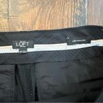Loft ANN TAYLOR  black The Julie Trouser, size 12P Photo 7