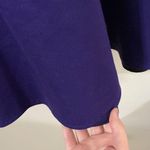 Dennis Merotto purple Ponte knit skater midi skirt made in Canada size 8 Photo 3