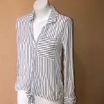 1. State  striped button up shirt Photo 3