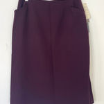 Jones New York NWT Vintage Jones‎ New York 100% Wool Pencil Skirt Women's Size 10 Brown Purple Photo 0