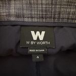 W By Worth navy blue pleated knee-length skirt size 4 Photo 5