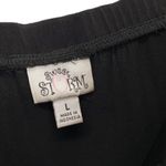 Y2K Black Babydoll Slip Dress Tiered Ruffle Black Size L Photo 7