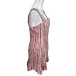 Alexis NWT Brandy Mini Dress Women’s Size XL Rose Stripe Ruffle Cotton Linen Photo 4