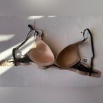Daisy Fuentes  ~ Womens Bra Push Up Underwire Luxe Lace Black Beige ~ 34C Photo 14