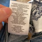 Anthropologie Pilcro and the Letterpress Lace Embroidered Flounce Hem Crop Stretch Jeans EUC Photo 3