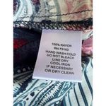 Melissa Paige 3/4 Sleeve Paisley Side Tie Blouse Small Photo 6