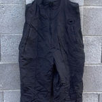 Vintage Sport Essentials Black Snow Bib ski Bib Winter wear Overalls Size Small Photo 0