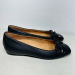 Vionic  Klara Ballet Flats Womens 9 Black Bow Square Toe Comfort Shoe Photo 1