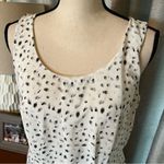 Loft Ann Taylor Outlet Womens Size 10 Black White Sleeveless Dress Preppy FLAWED Photo 6