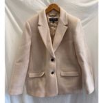 J.Crew Oversized Blazer Jacket in Boiled Wool US 14 Outerwear Career Business‎ Pink Photo 4
