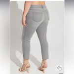 Torrid  Crop Boyfriend Straight Super Soft Mid-Rise Jean size 18 grey stretchy Photo 6
