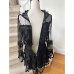 Pretty Little Thing Black Illusion Lace Long Sleeve Mini Dress Whimsygoth Photo 4