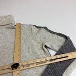 Athleta  Sweater Womens Small Cream Grey Transit Colorblock Merino Wool Blend Photo 12