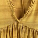 Lucky Brand Sz XS Top Babydoll Ruffle Oversized Peasant Boho V-neck Blouse Photo 4