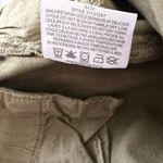 Tory Burch  Olive Green Moto Pants Ankle Zip Size 32. Photo 7