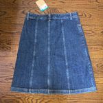 Columbia Denim Jean Skirt With Zipper and Button Closure Size 8 NWT Photo 1