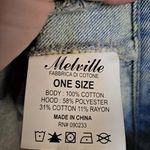 Brandy Melville Denim‎ Jacket with Attached Hood Photo 6