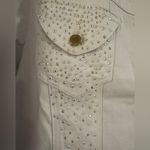 Diane Gilman NWT Diana Gilman White Studded Women's Jacket Photo 1