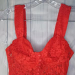 Boohoo  mini red lace dress NWT Photo 3