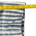 Jolt Paper Bag Linen Blend Blue White Striped Casual Pant’s Size Medium Photo 12