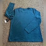 Simply Vera, Vera Wang NWT Women's Simply Vera Vera Wang Long Sleeve blue Crew Neck Tee size XL fall Photo 4