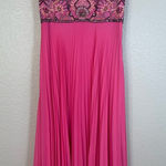 Sue Wong Nocturne Hot Pink Beaded Chiffon Gown size 6 Photo 0