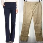 Tory Burch  Pale Khaki pleated Korri wide leg pants size‎ 6 minimalist preppy Photo 1