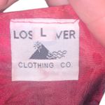 Lost River  Sz L Pink Batik Art-Wear Beautiful Rayon Blouse 3/4 Shirt Top Photo 8