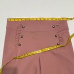 Love‎ Scarlett Straight Leg Cropped Ankle Pants Pull On Dusty Coral Pink 10 Pink Photo 6