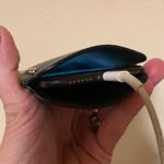 Mulberry Authentic ENGLAND Calf leather/studs card/phone holder Photo 12