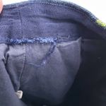 J.Crew  Basketweave Cotton Mini Skirt Navy Blue Pineapple Print A0111 Size 0 Photo 11