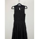 Madewell  The Melody Smocked Midi Dress Cotton Molasses Brown A Line Small NWT Photo 7