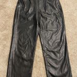 Madewell Women’s The Perfect Vintage Straight Jean Pleather Faux Leather Pants Photo 1