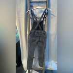 Free People dark gray wash denim overalls size 24 EUC!!!! Photo 1