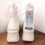 NURTURE Whitney Leather‎ Lug Sole Combat Boot White Cream Lace Up Size 6.5 New Photo 13