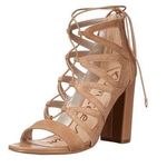 Sam Edelman Women’s Yona Beige Lace Up Sandal 9.5 Photo 0