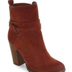 Lucky Brand Latonya Belted Bootie in Russet Nubuck | Size 7.5 Photo 0
