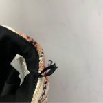 ZARA  Crop Top Women's Medium Bralette Wide Strap Woven Tapestry Fabric Boho fest Photo 6