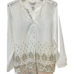 Orvis  cotton bohemian blouse size small Photo 0