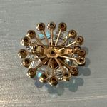 Stunning Glass Aurora Borealis Rhinestone & Beaded Vintage Brooch Multiple Photo 7