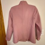 Ellen Tracy Linda Allard Coat Petite 4 Blush Pink Button Front 100% Wool Jacket Photo 5