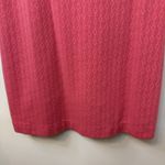 Anthropologie Maeve Women Coral Shift Dress Stretch Crew Neck Textured Design M Photo 7