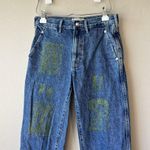 Everlane utility Jeans carpenter Stamp Art Wear Cinch Back Cheeky Adjustable 25 Photo 6