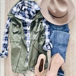 Merona  small military green cargo vest Photo 0