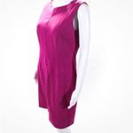 Akris Punto  Womens Sleeveless‎ Knee Length Sheath Dress Magenta Size 10 Photo 2