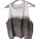 Athleta  Activewear Top Womens XL Lightweight Shanti Crop Tank Watercolor Stripe Photo 0