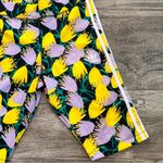 Adidas  ORIGINALS CYCLING SHORTS FLORAL MULTI RETRO yellow/purple MEDIUM #67 Photo 8