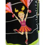 Jack B.Quick Black Cheerleader Football Embroidered Beaded Cardigan Hoodie PL Size undefined Photo 7